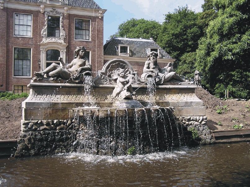 antieke fontein restauratie frankendael